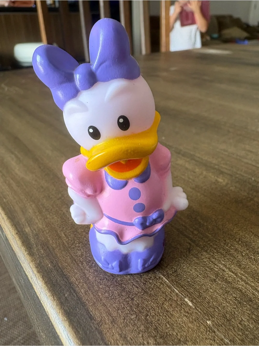 Pink & Purple Daisy little people figurine